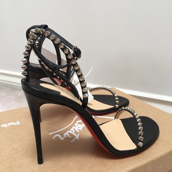 ❌SOLD❌Christian Louboutin 100mm So Me sandals 37.5 - Picture 4 of 6